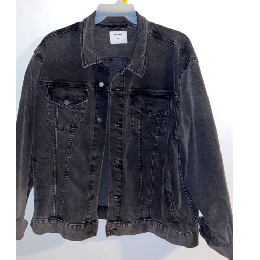 NEW BLACK/GREY WASH DENIM JACKET 🖤